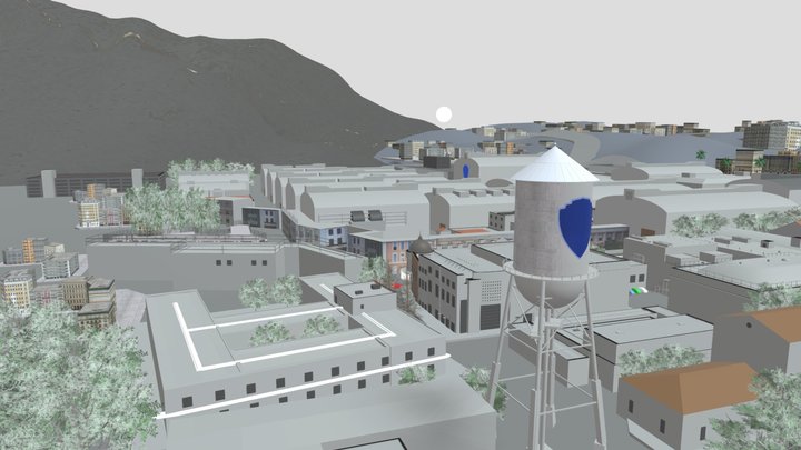 Warner Bros. (2021-2024, Scope) Studio Lot Foota 3D Model