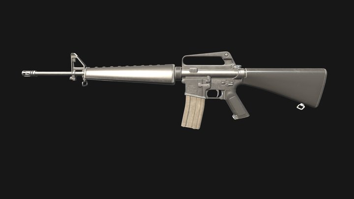 M16A1 3D Model