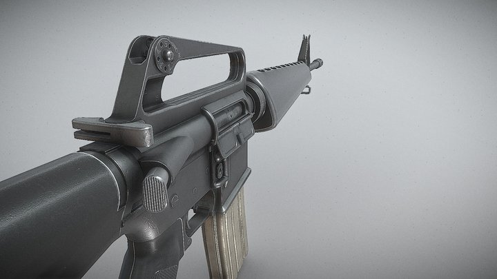 M16A1 3D Model
