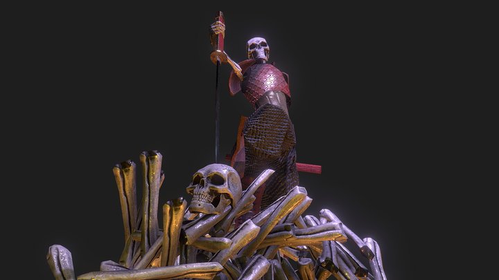 Samurai Skeleton :D 3D Model