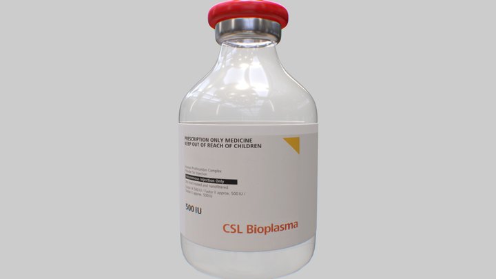 medical bottle 3D Model