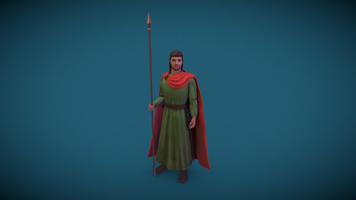 The Founder Of Kyiv 3D Model