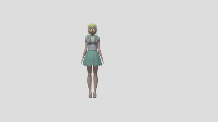 Elf Girl 3D Model
