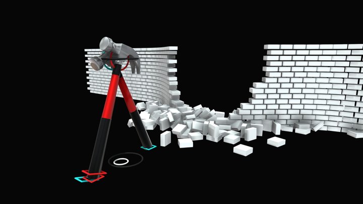 Pink Floyd Hammers 3D Model