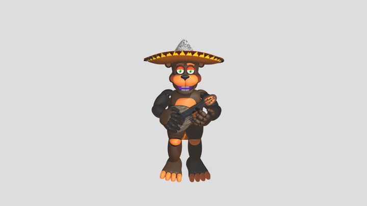 El chip 3D Model