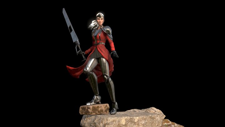 Armored Queen 3D Model