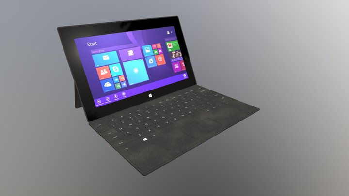 Windows Surface RT 64 3D Model
