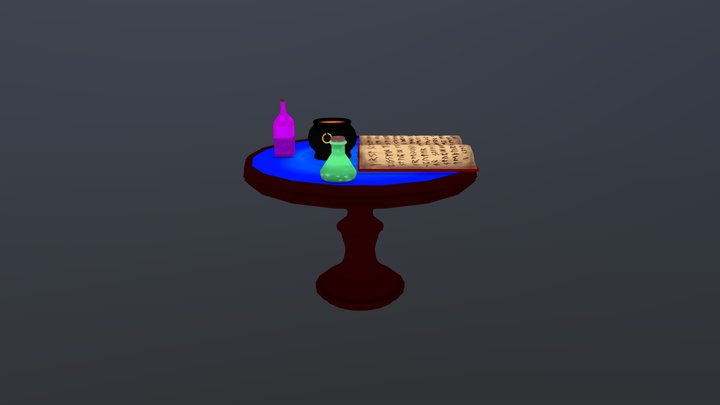 A1 Alchemy Table 3D Model