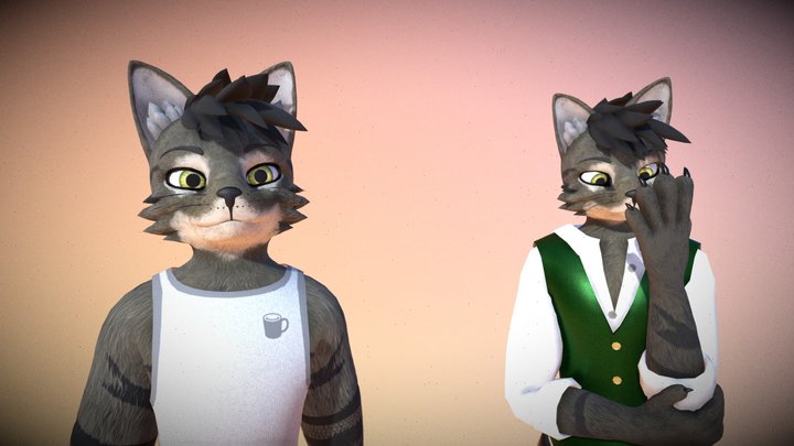 Katt Model Preview 3D Model