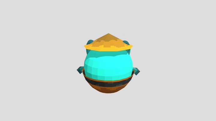 Blouby 3D Model