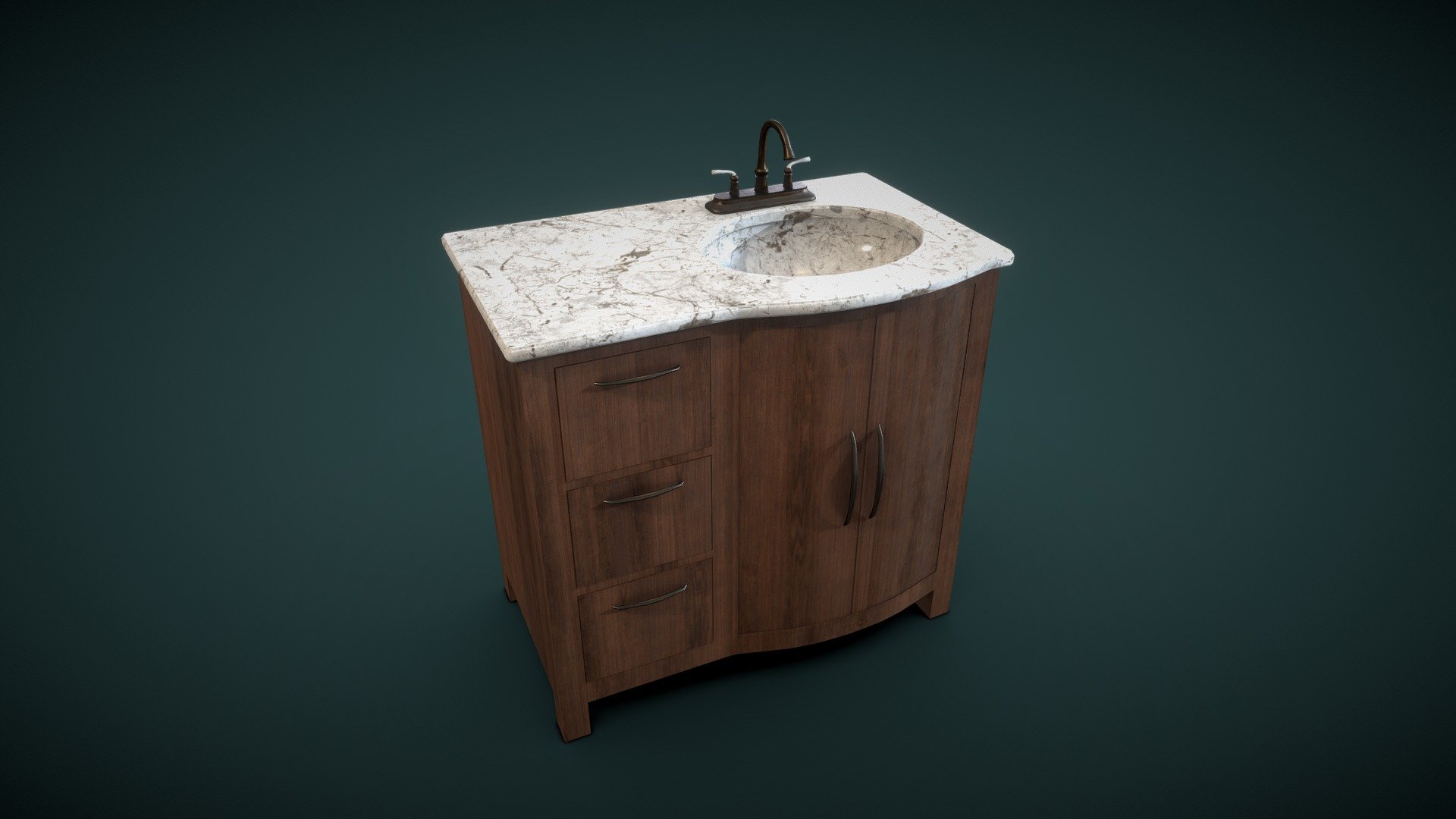 Marble Bathroom Sink (FREE)
