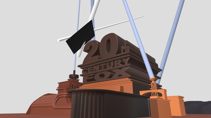 20th Century Fox Logo I Vipid Remake (July 2025 – Free 3D Model STL