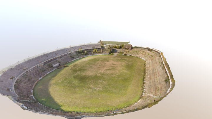 Stadion za Lužánkami, Brno 3D Model