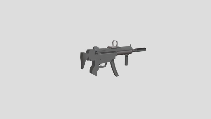 MP5  from Pubg 3D Model