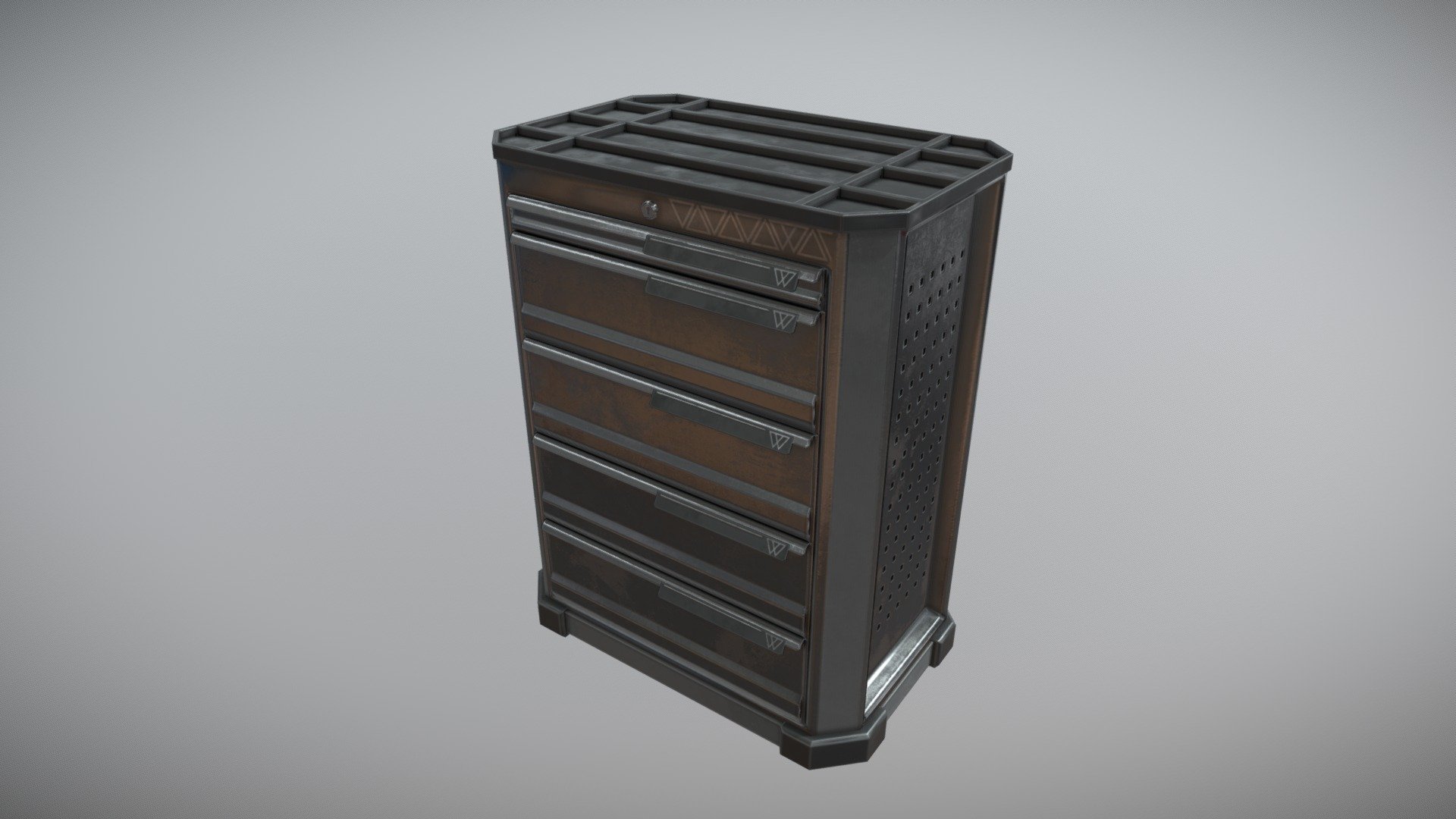 Instrumental case 3D model by 3Dart_Vladislav (vladislav.96