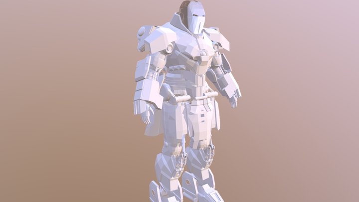 Whiplash Mark 2 Low Poly 3D model 3D Model
