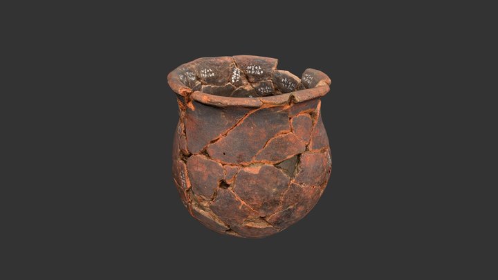 Pee Dee Plain Jar (70p160) 3D Model