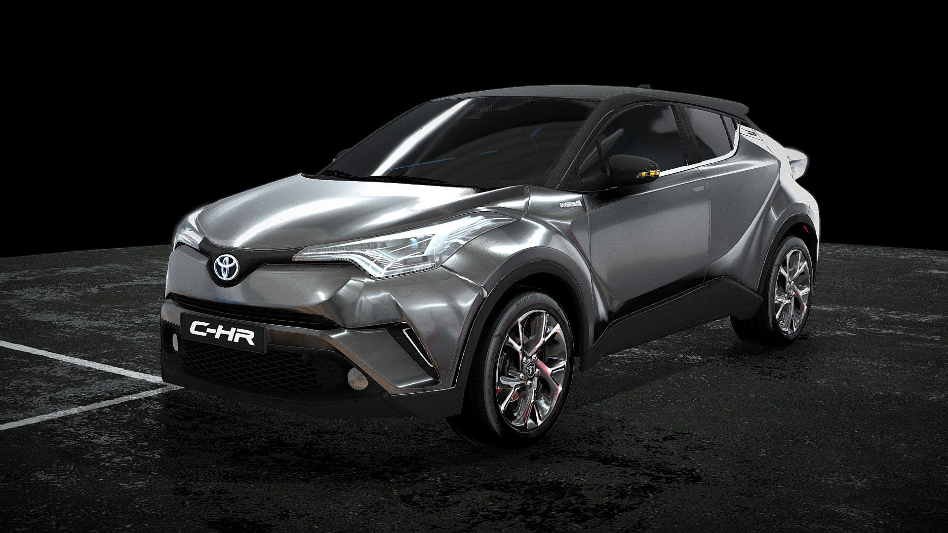 Toyota CHR - Buy Royalty Free 3D model by quadstudio (@lightshock ...