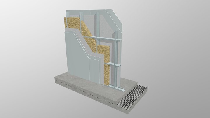 02 Перегородка 3D Model