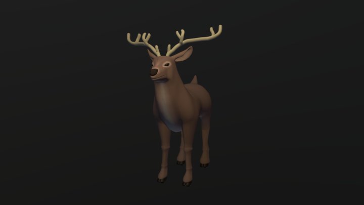 Deer 3D NongPuen 3D Model