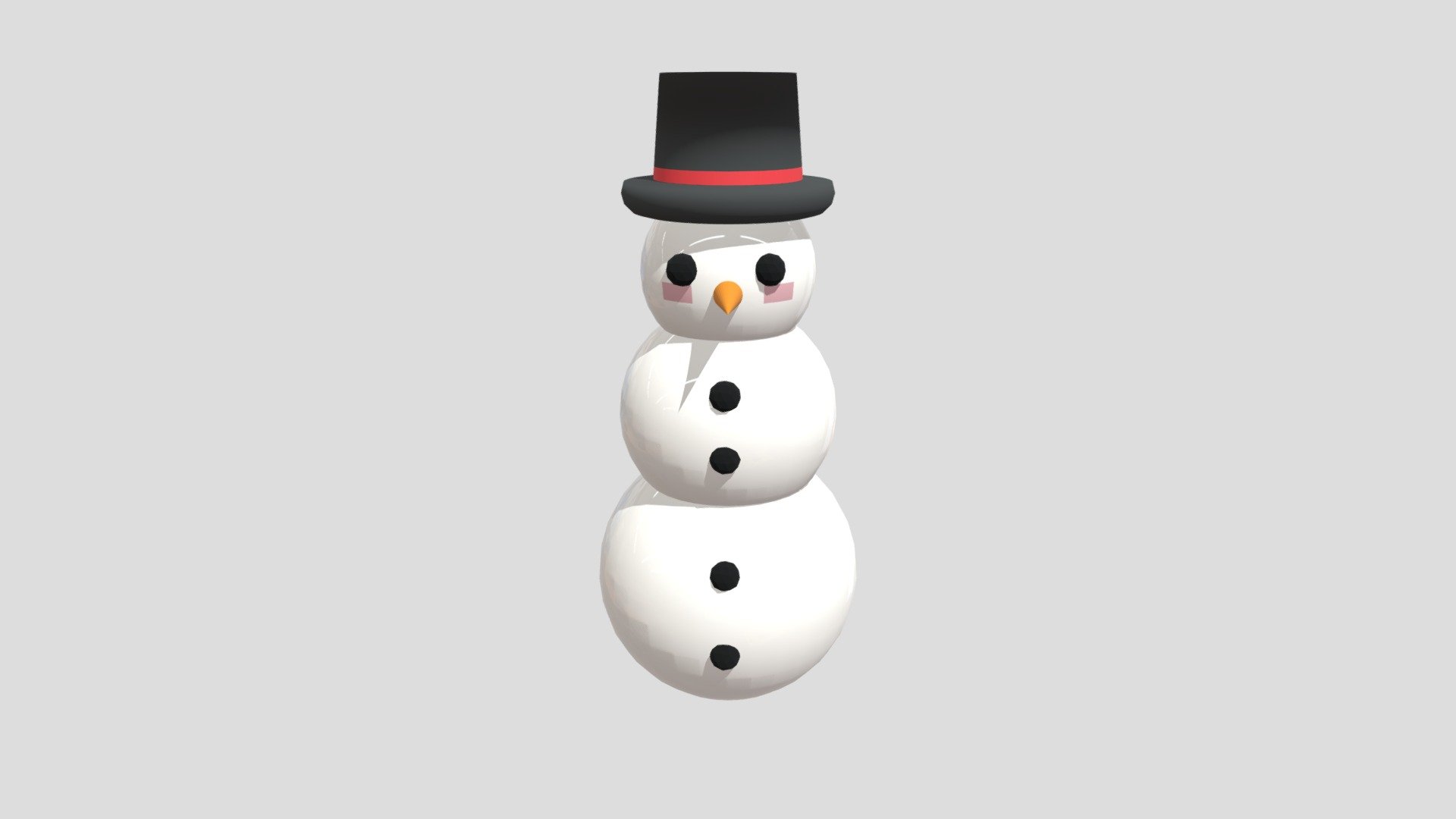 3D Sketchbook 9 Snowman