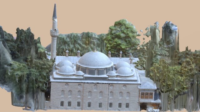 İstanbul Beşiktaş Sinanpaşa Cami 3d Modeli 3D Model
