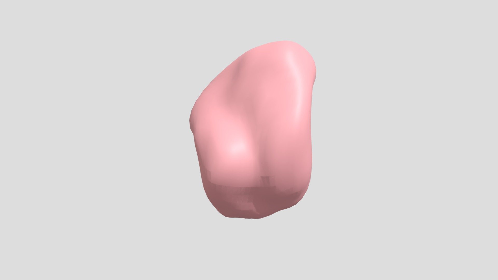 Strawberry chewed gum