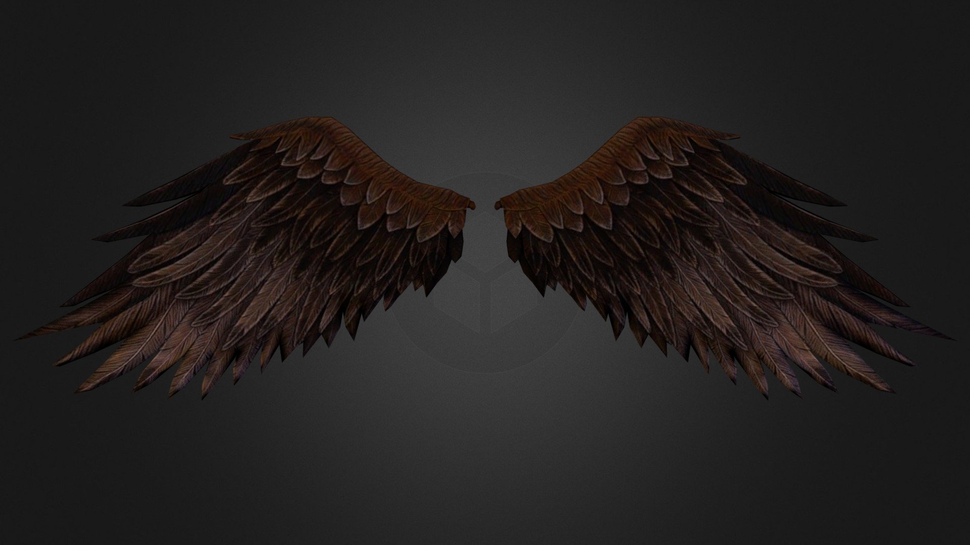 wings 3d render