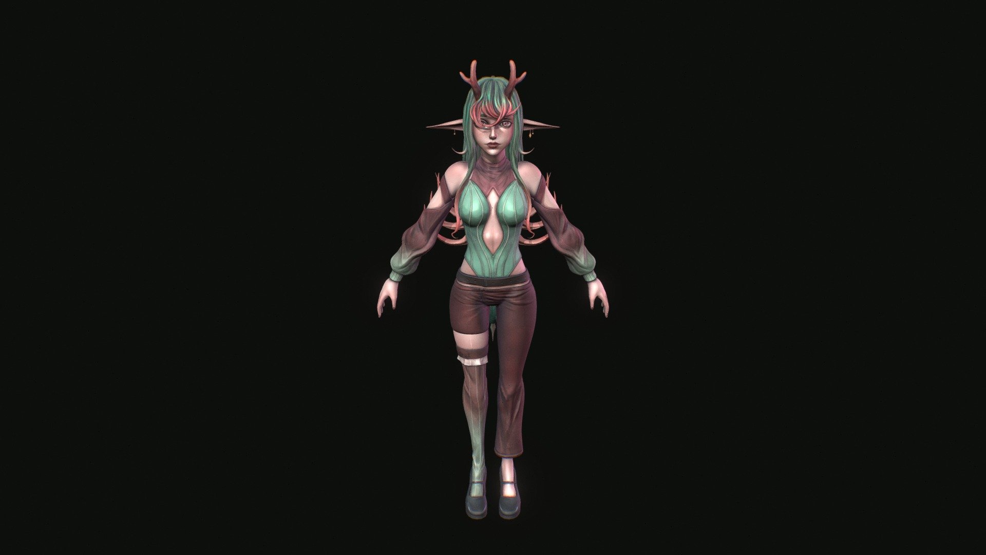 Dragon_Human - 3D model by Anozu (@valentine.lopezdemortillet) [0c201f7 ...