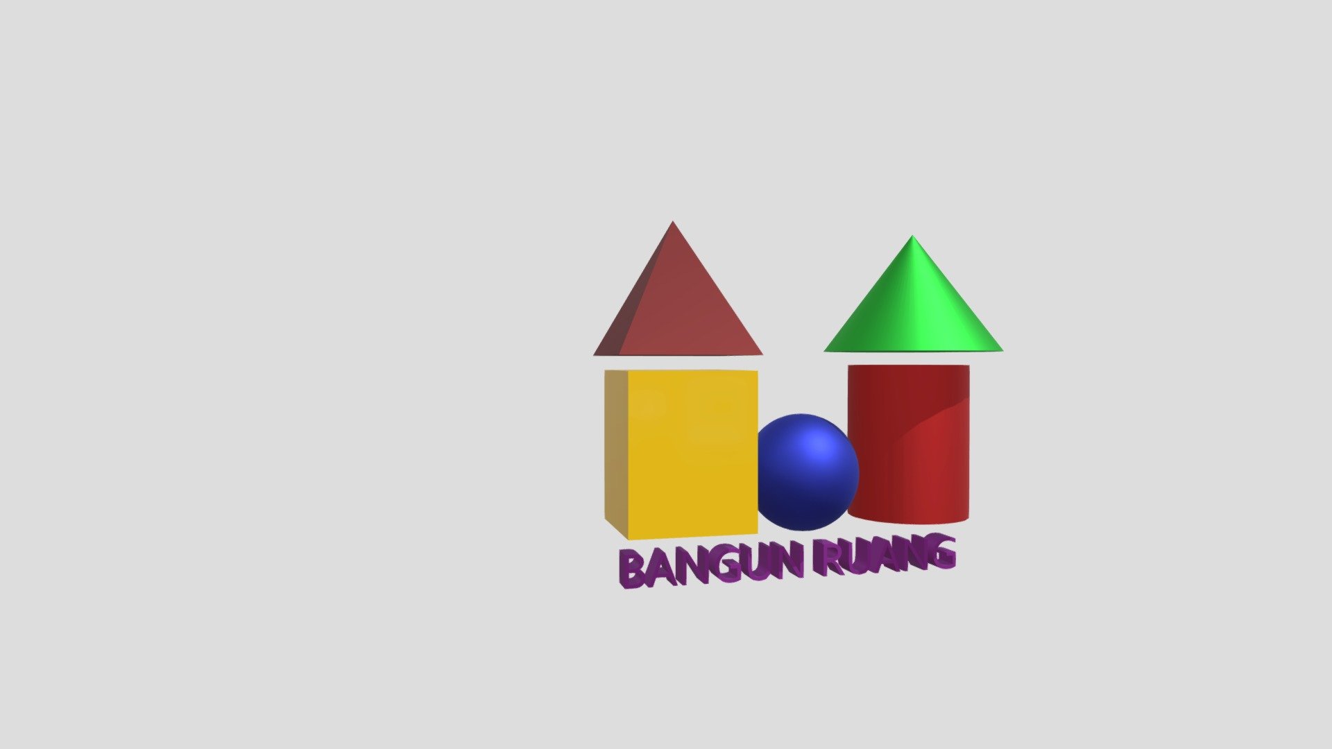 Bangun Ruang - 3D model by ruezdy [0c2111e] - Sketchfab