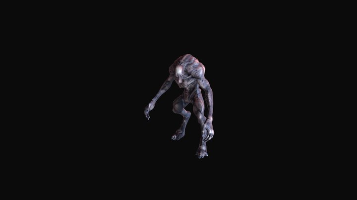 Creature Alian 3D Model