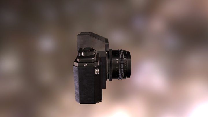 Damaging camera 3D Model