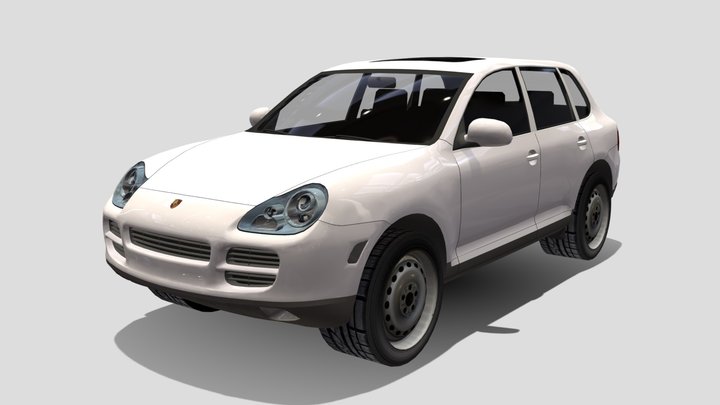 (Game Ready / PBR) Porsche Cayenne Turbo 2005 3D Model