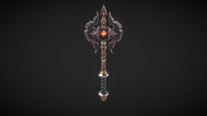 Stylized Axe 3D Model