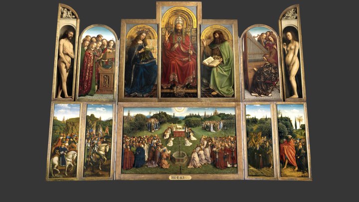 The Ghent Altarpiece 3D Model
