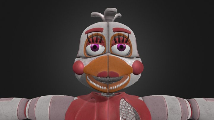 fnaf 6 Funtime Chica - Download Free 3D model by fgvcvvjn