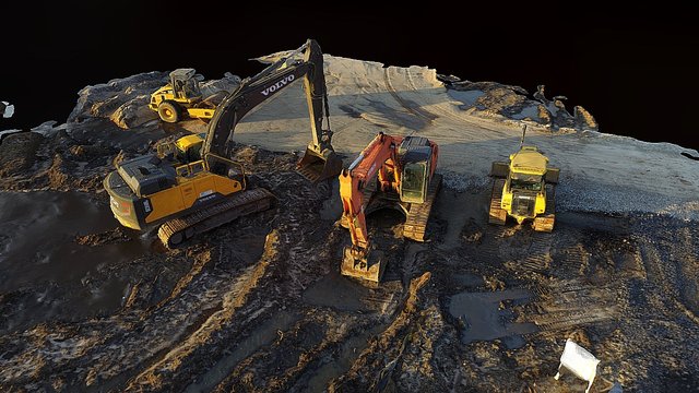 Sanders Brothers Construction - Heavy Equipment 3D Model