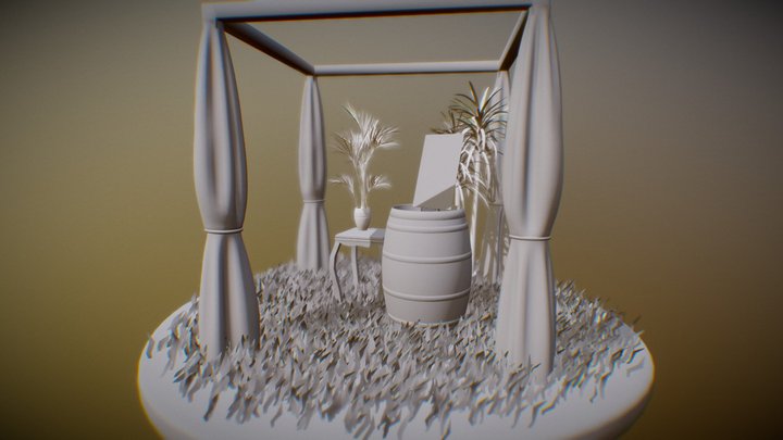 Test Mini Scene 3D Model