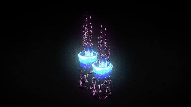 Deep Sea Alien Plant Tube 3D Model