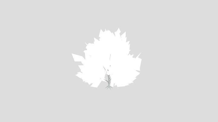 Bush Lowpoly Animated – Modèle 3D gratuit STL