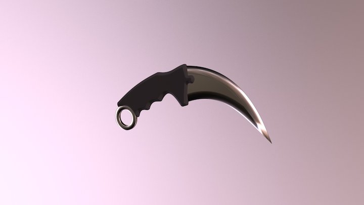 Simple karambit 3D Model