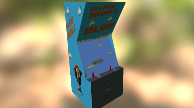 Arcade Cabinet 3D Model