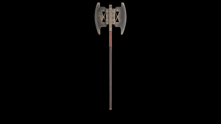 Gimli Axe Fan Art 3D Model