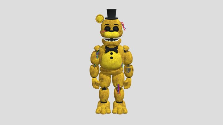 Fnaf-2-golden-freddy (1) 3D Model