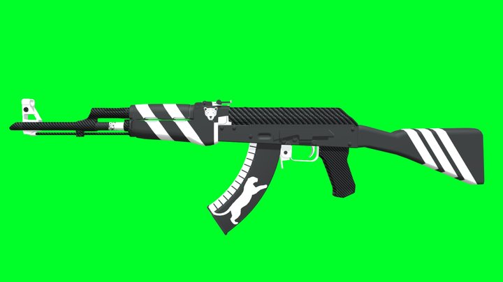 AK-47 | JAGUAR SPORT 3D Model