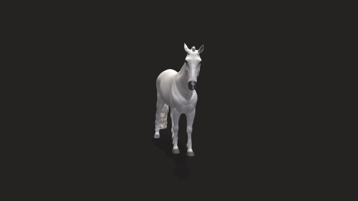 Lazy sculpt of my first school horse 3D Model