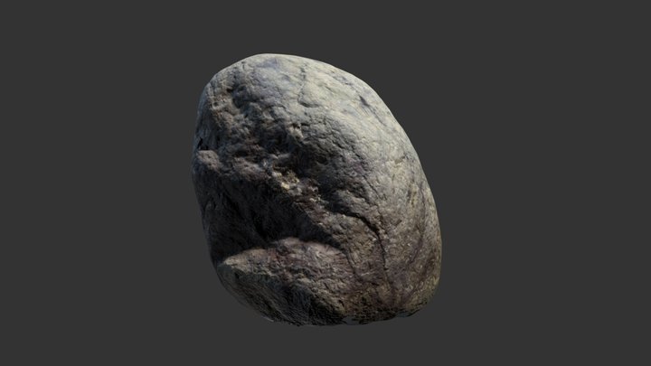 Photo-Scanned Round Rock – Modèle 3D gratuit STL