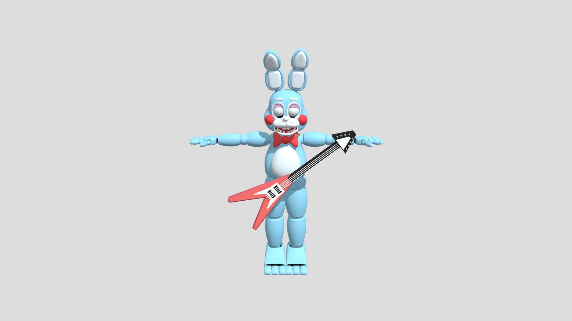 Toy Bonnie - Download Free 3D Model By Fernando233 [0c29bdc] - Sketchfab