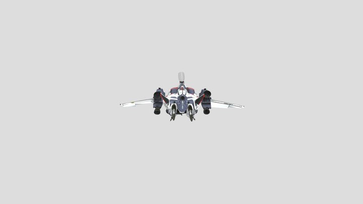 Macross Frontier VF-25F Super Messiah (Preview) 3D Model