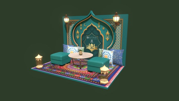Ramadhan Booth 3D Model